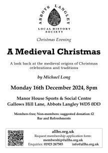 ALLHS Medieval Christmas 16Dec2024